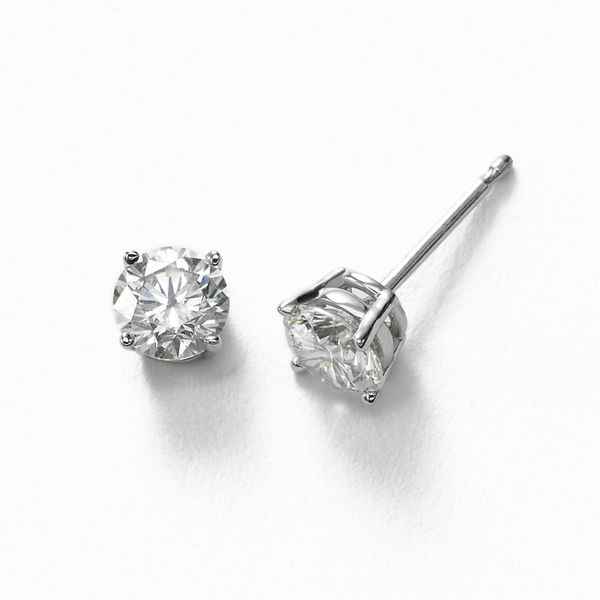 14Kt White Gold 0.25Ctw Diamond Martini Set Stud Earrings Swede's Jewelers East Windsor, CT