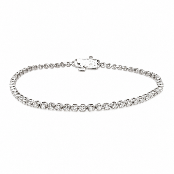 14Kt White Gold Diamond 1.15CTW H-I/SI Tennis Bracelet 7
