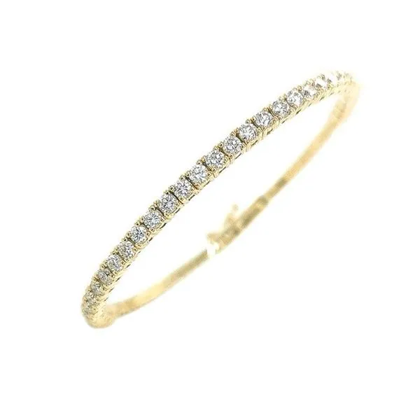 14Kt Yellow Gold Diamaond Bangle Swede's Jewelers East Windsor, CT