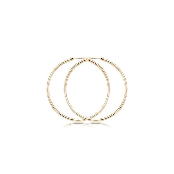 Carla 14kt Yellow Gold Endless Hoops Swede's Jewelers East Windsor, CT