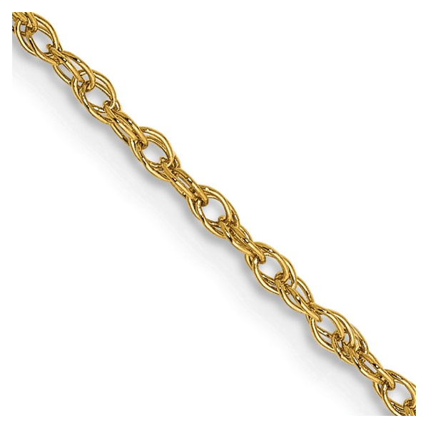 14Kt Yellow Gold Light Rope Chain 18