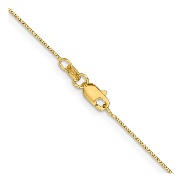 14Kt Yellow Gold .5mm Box Chain 18