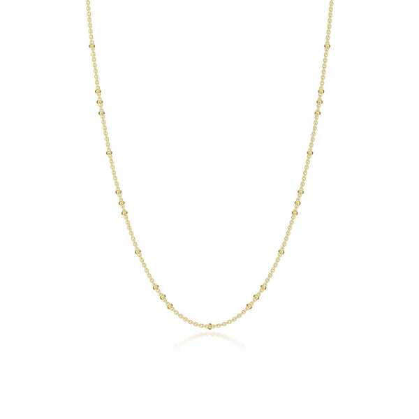 Gold Plated Beaded Necklace 16