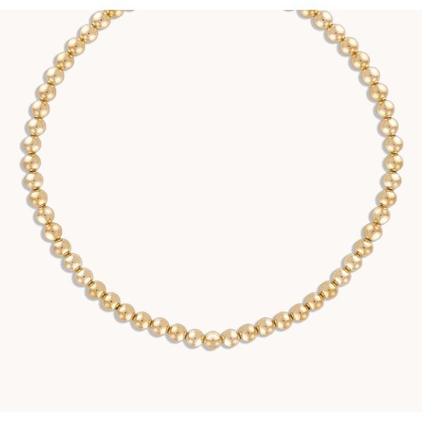 Elyse Ryan Gold Filled 5mm Beaded Necklace 18