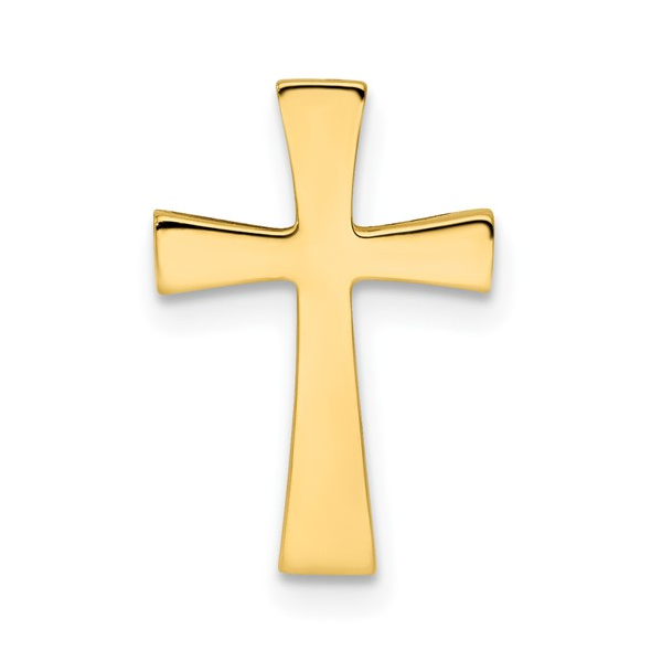 14Kt Yellow Gold Cross Slide Pendant 16x11mm Swede's Jewelers East Windsor, CT
