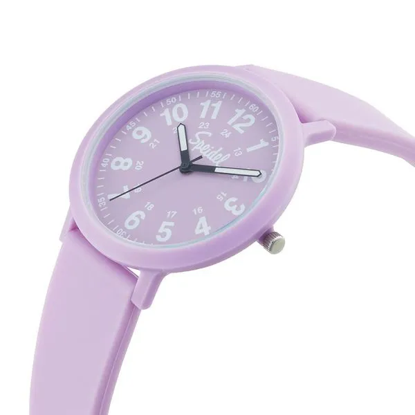 Speidel Easy Reader Watch With Fashion Strap-Lilac Swede's Jewelers East Windsor, CT