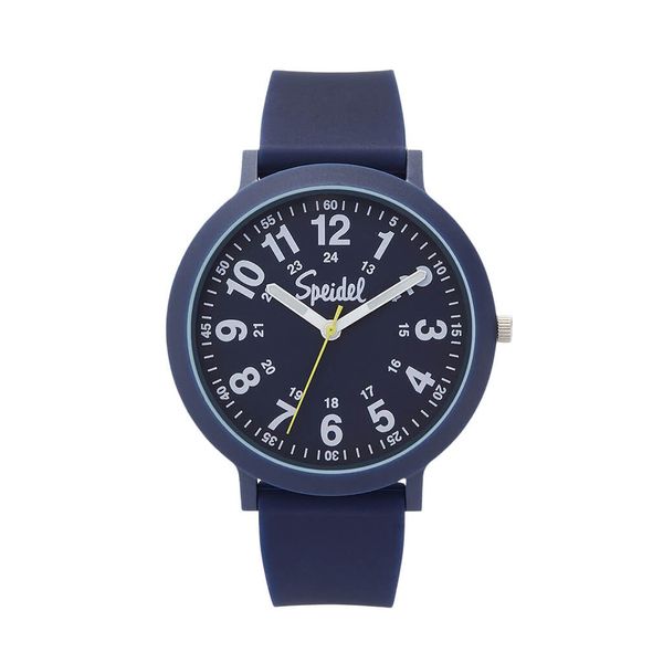 Speidel Easy Reader Watch With Fashion Strap-Navy Blue Swede's Jewelers East Windsor, CT