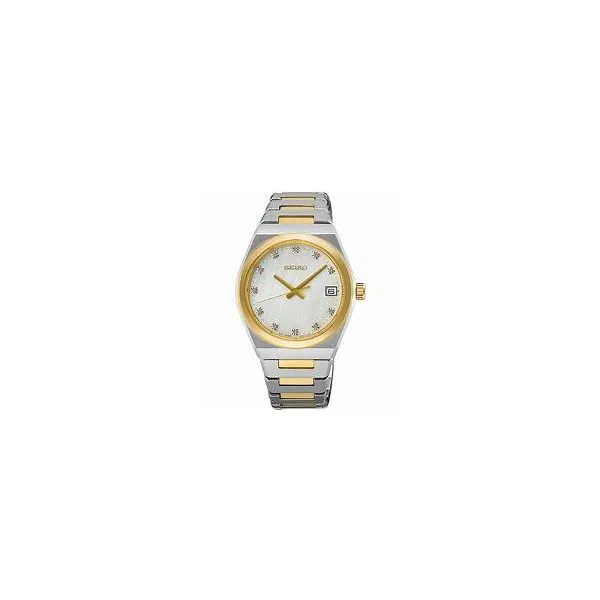 Seiko Essential Women's Watch with Diamonds and Mother of Pearl Dial Swede's Jewelers East Windsor, CT