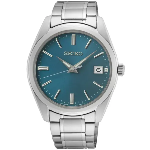 Seiko Quartz Blue Dial Men's Watch Swede's Jewelers East Windsor, CT