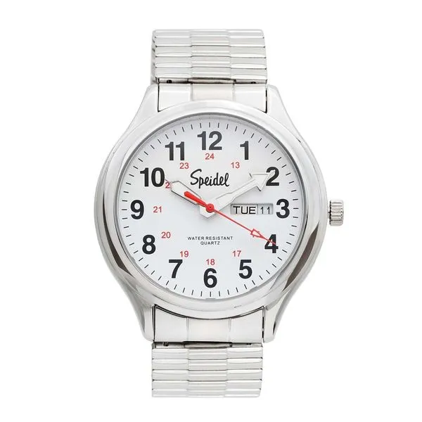 Men's RailRoad Silvertone Watch Swede's Jewelers East Windsor, CT