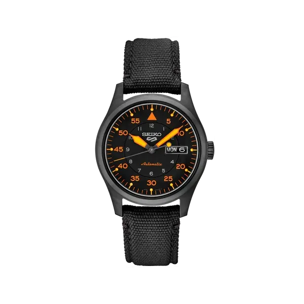 Seiko 5 Sports SS Blk CT Automatic Black Dial Swede's Jewelers East Windsor, CT