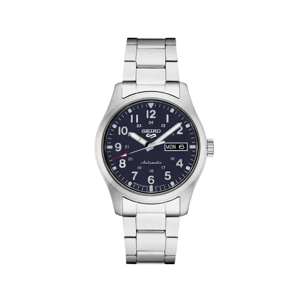 Seiko 5 Sports SS Automatic Blue Dial Swede's Jewelers East Windsor, CT
