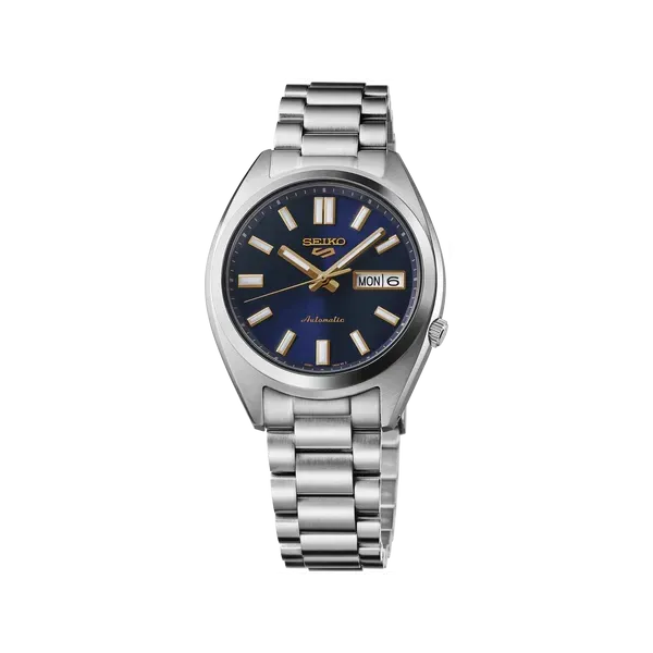 Seiko 5 Sports Stainless Steel Automatic Blue Dial Swede's Jewelers East Windsor, CT