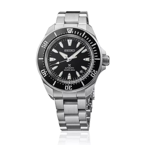 Seiko Prospex Diver Stainless Steel Automatic Black Dial Swede's Jewelers East Windsor, CT