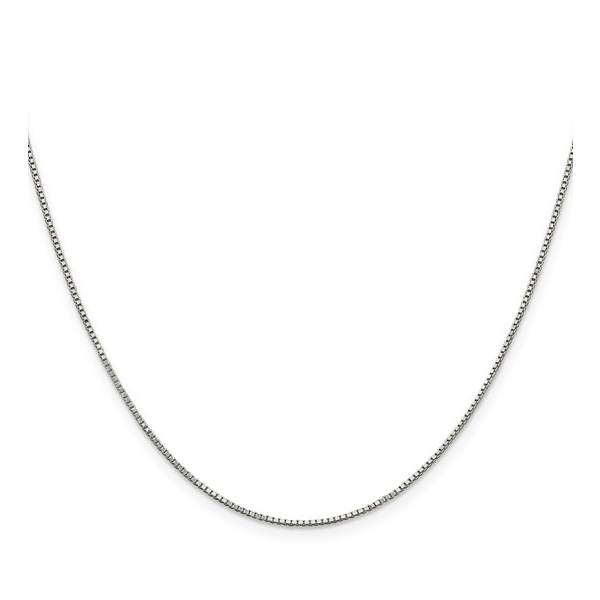 Sterling Silver .9mm Box Chain 22