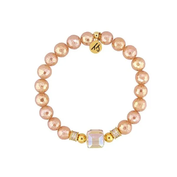 Champaign Agate-Champaigne Crystal Bead Bracelet Swede's Jewelers East Windsor, CT