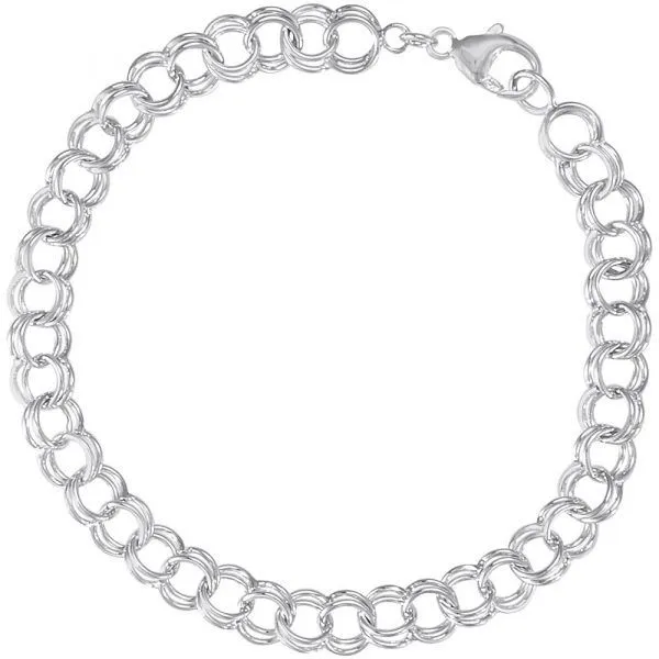 Sterling Silver Double Link With Lobster Swede's Jewelers East Windsor, CT