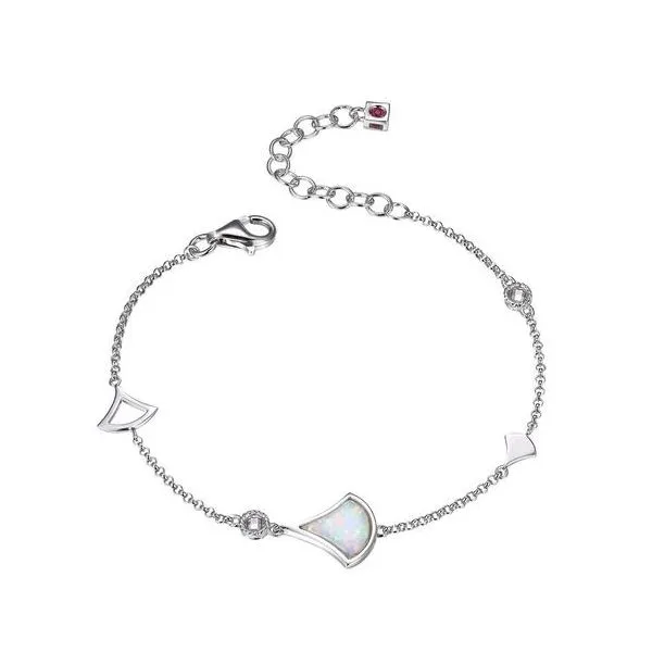 Elle SS w/CZ & MOP Bracelet Swede's Jewelers East Windsor, CT