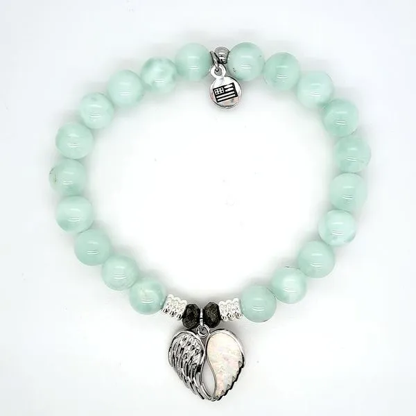 T. Jazelle Green Angelite 'My Angel' Bracelet Swede's Jewelers East Windsor, CT