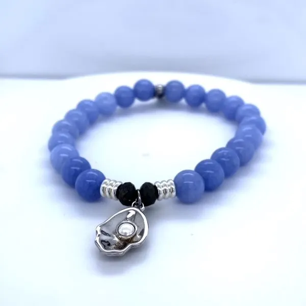 Sky Blue Jade - Oyster Bracelet Swede's Jewelers East Windsor, CT