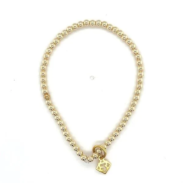 Elyse Ryan Gold Filled Simplicity 3Mm Beaded Bracelet Swede's Jewelers East Windsor, CT