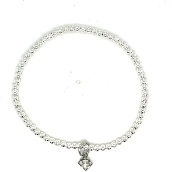 Elyse Ryan Sterling Silver Beaded Bracelet 