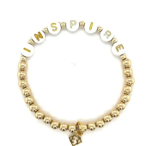Elyse Ryan Sterling Silver White Letters 