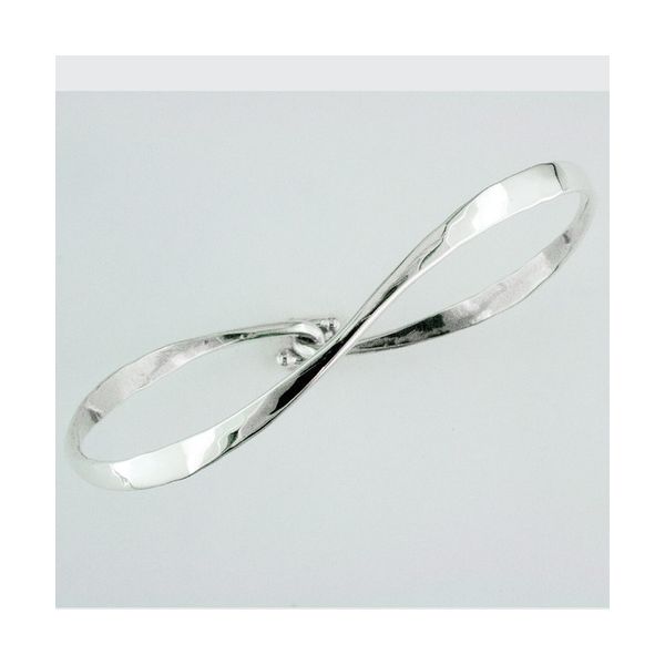 Tom Kruskal Sterling Silver Wavy Wire Bracelet Swede's Jewelers East Windsor, CT