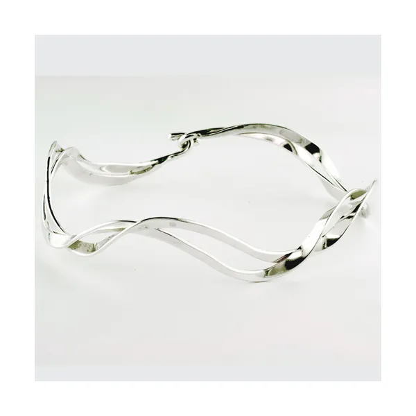 Tom Kruskal Sterling Silver Ocean Waves Bracelet Swede's Jewelers East Windsor, CT