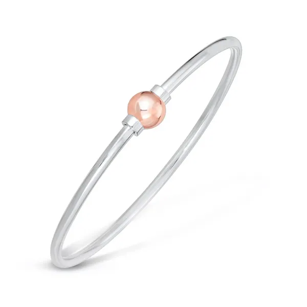 Cape Cod Bracelet in Sterling Silver & 14K Rose Gold Swede's Jewelers East Windsor, CT