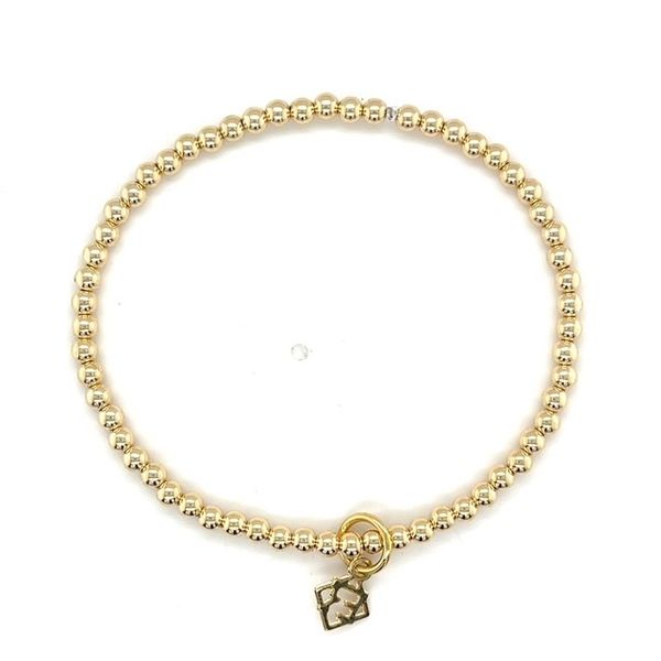 Elyse Ryan Gold Filled  Simpliciety 5mm Beaded Bracelet Swede's Jewelers East Windsor, CT