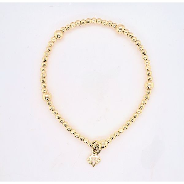 Elyse Ryan Gold Fiilled 3mm/5mm Bead Bracelet Swede's Jewelers East Windsor, CT