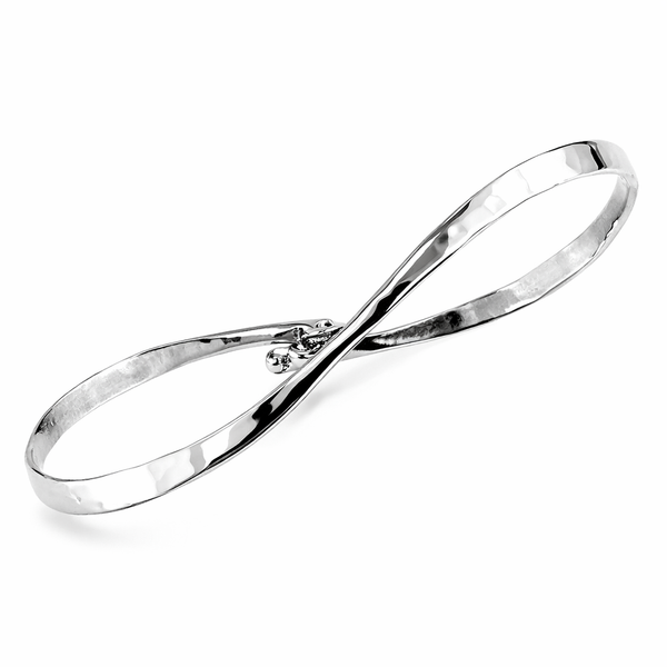 Tom Kruskal Sterling Silver Wavy Wire Bracelet Swede's Jewelers East Windsor, CT
