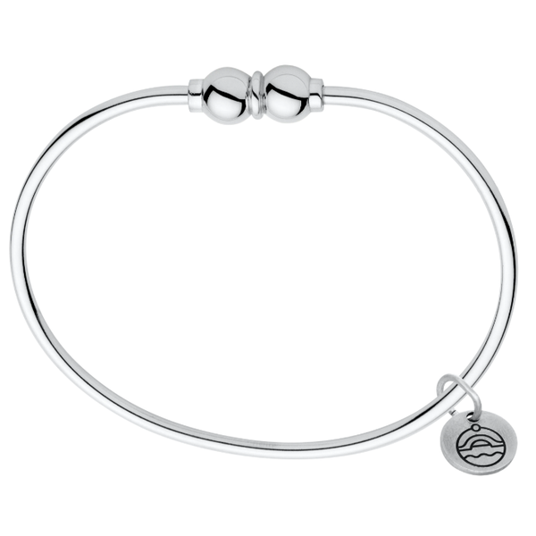 Sterling Silver Cape Cod Double Ball Bracelet 7