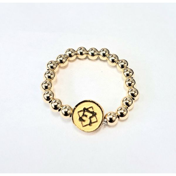 Elyse Ryan Gold Filled Beaded Ring Swede's Jewelers East Windsor, CT