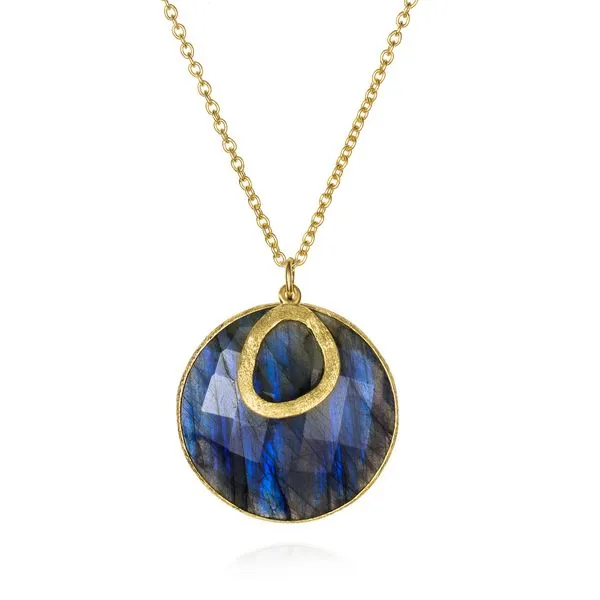 SS with Gold Overlay Labradorite 18