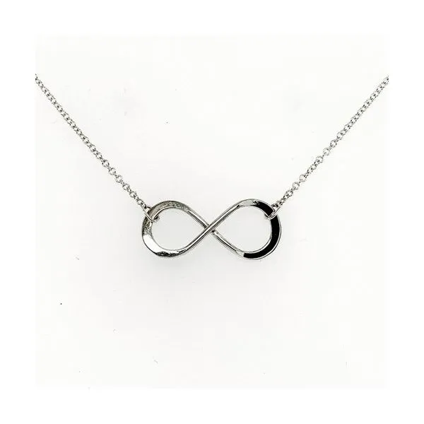 Tom Kruskal SS Small Infinity Necklace Swede's Jewelers East Windsor, CT