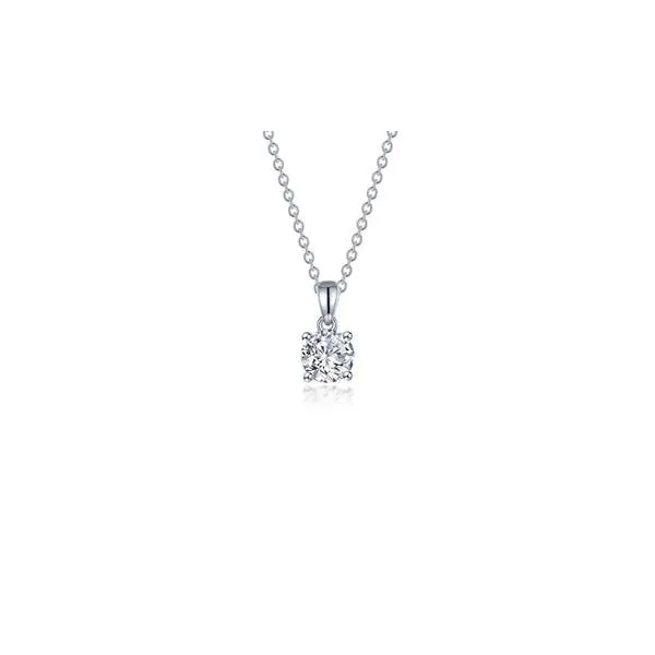 Lafonn 1.25 Ctw 4 Prong Solitaire Cz On Adjustable Chain - 20