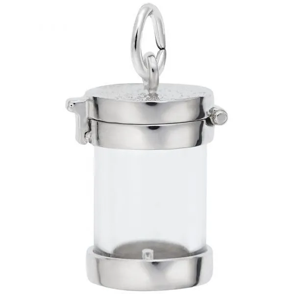 Sterling Silver Capsule Charm Swede's Jewelers East Windsor, CT