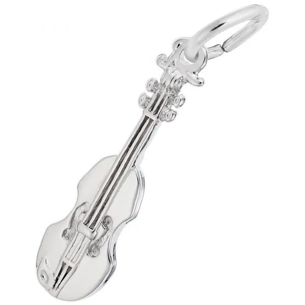 Sterling Silver Violin charm Swede's Jewelers East Windsor, CT