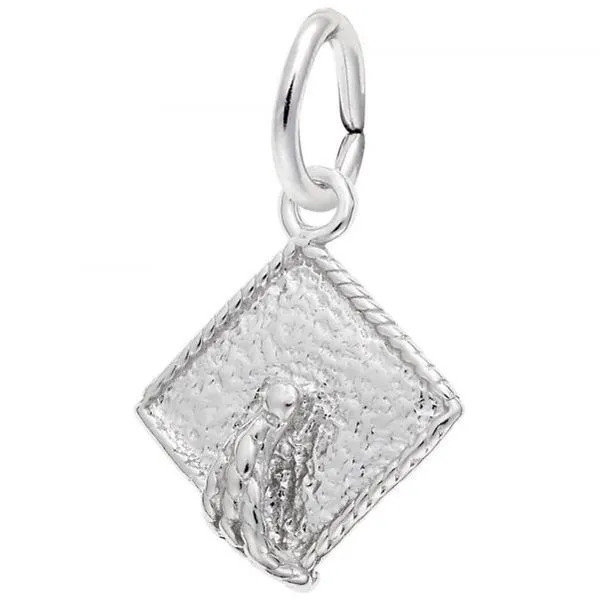 Sterling Silver Graduation Cap charm Swede's Jewelers East Windsor, CT