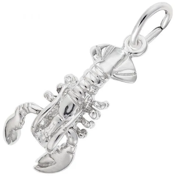 Sterling Silver Lobster Charm Swede's Jewelers East Windsor, CT