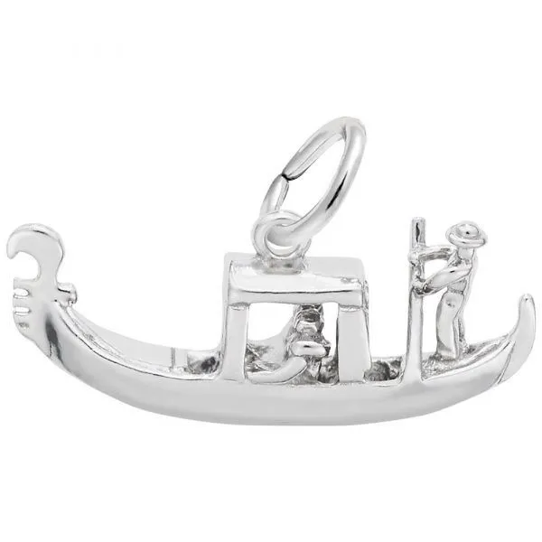 Sterling Silver Gondola Charm Swede's Jewelers East Windsor, CT