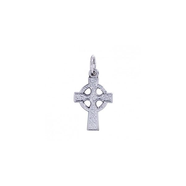 Silver Charm Celtic Cross Swede's Jewelers East Windsor, CT