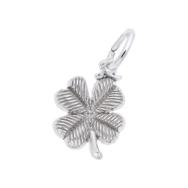 Sterling Silver 4 Leaf Clover charm Swede's Jewelers East Windsor, CT