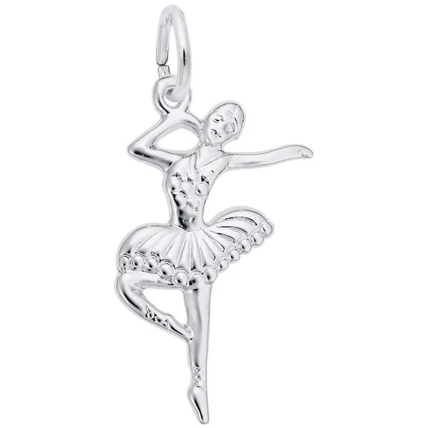 SterlingSilver Ballet Dancer Charm Swede's Jewelers East Windsor, CT