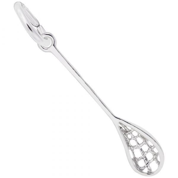Sterling Silver Lacrosse Charm Swede's Jewelers East Windsor, CT