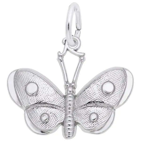 Sterling Silver Butterfly charm Swede's Jewelers East Windsor, CT