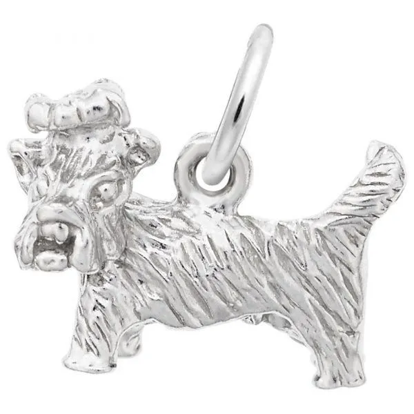 Sterling Silver Yorkshire Dog Swede's Jewelers East Windsor, CT