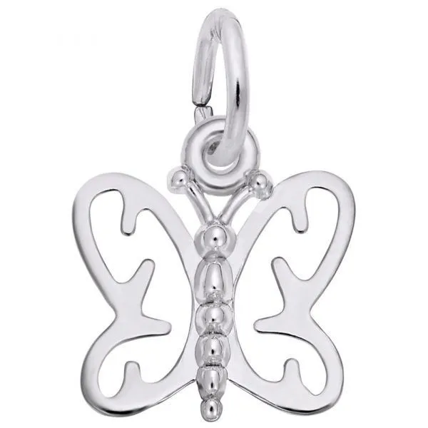Sterling Silver Butterfly Charm Swede's Jewelers East Windsor, CT